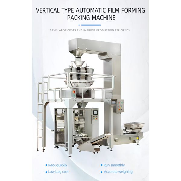 Automatic Packaging Machine Super High Speed 150 Bags / Min Automatic Vertical Packing Machine For Snack Food Potato Chips
