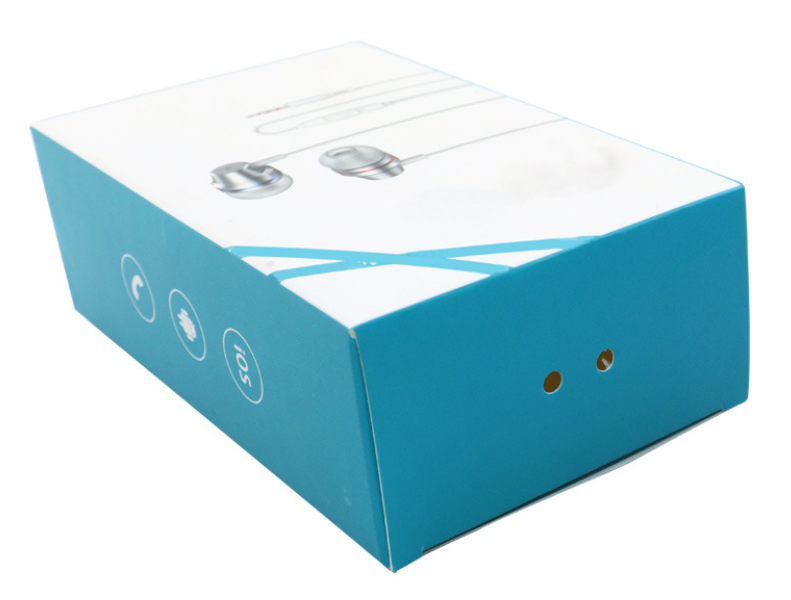 Custom Printed 250gsm Earphone Packaging Box C1S Coated