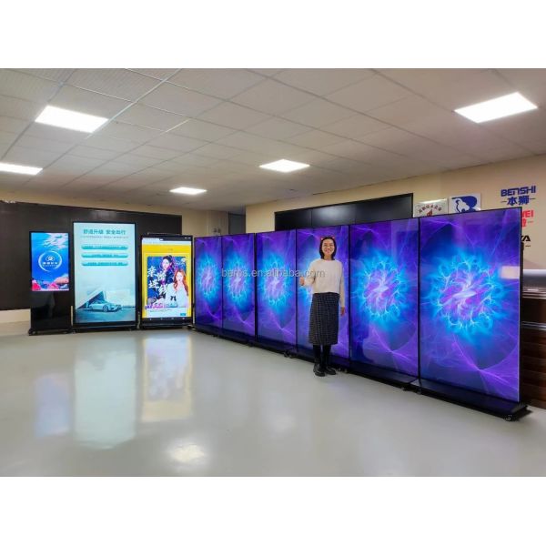 75 100 Inch Indoor Touch Screen Advertising Kiosk CMS Software LCD Displays