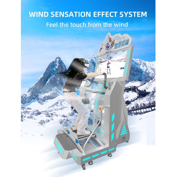 Dynamic Indoor Ski Simulator 9d Virtual Reality Snowboard Simulator Machines