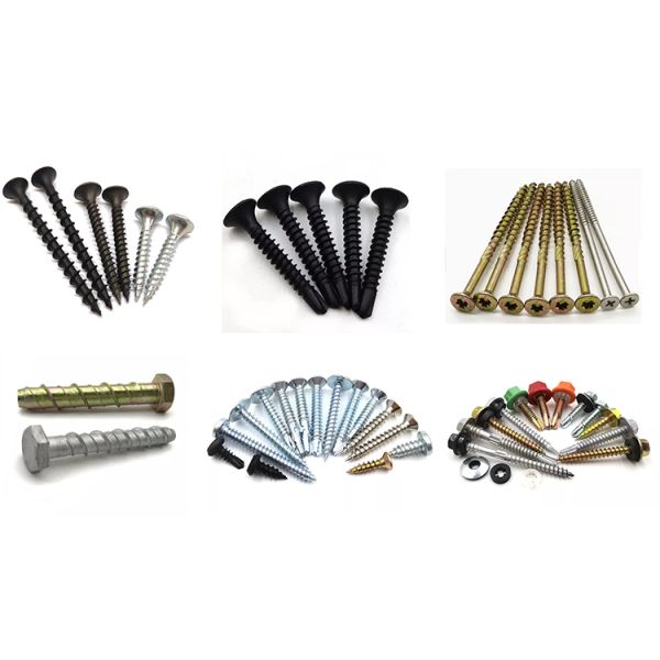 Self Tapping Screw Black Phosphate Fine Thread Drywall Screw Black Drywall Screw