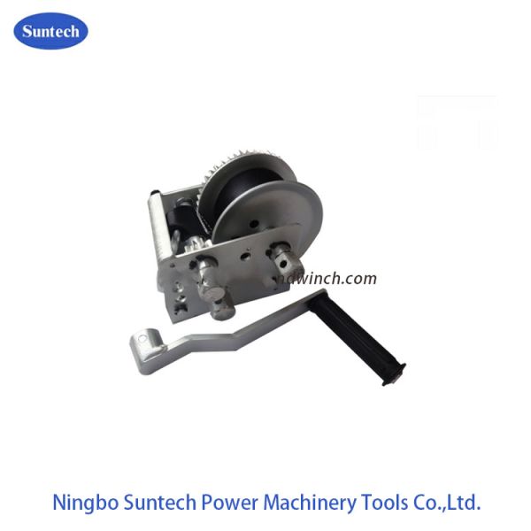 Three Speed Dacromet Power 2200lbs Marine Hand Winch