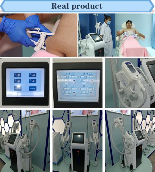 Beauty salon equipment body slimming cryolipolysis fat freezing machine with 4 cryo handles