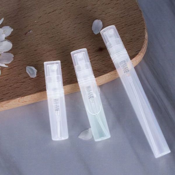 2ml 3ml 5ml Mini Round Shape PP Plastic Perfume Mist Bottle