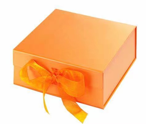 Customized Logo A4 Deep Gift Hampers Elegant Paper Packaging Boxes with Ribbon Closure