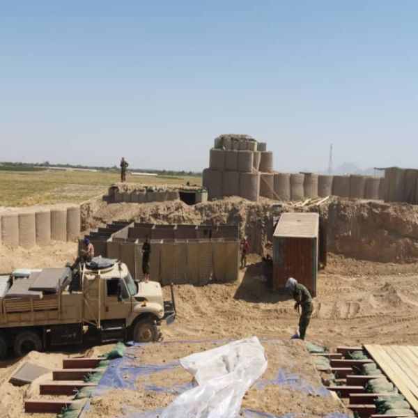 Welded Type Square Hole Gabion Defensive Barrier