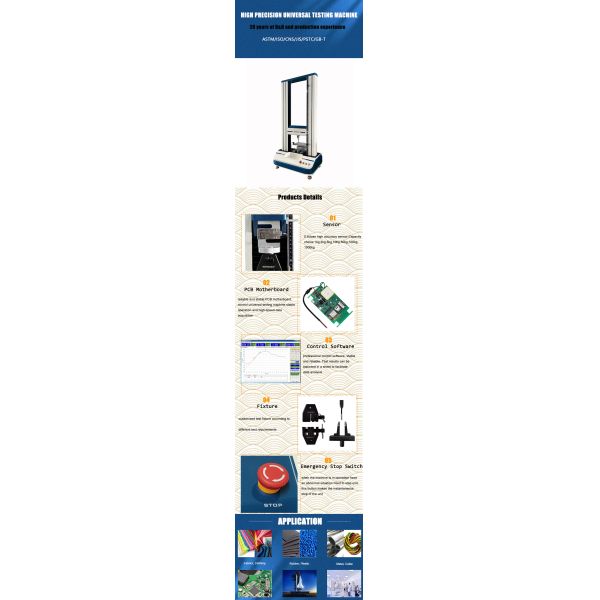 Computer Controlled Material Compression Resistance Testing Instrument Laboratory Universal Testing Machine