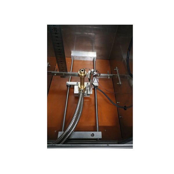 IEC60332 Flammability Testing Equipment , Single Cable Vertical Burning 1 M³Electrical Control Test Chamber 1000w