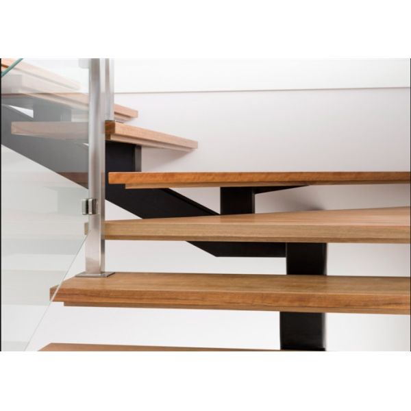 Mono Stringer Wood And Metal Staircase Design Flexibility With Zero Defect