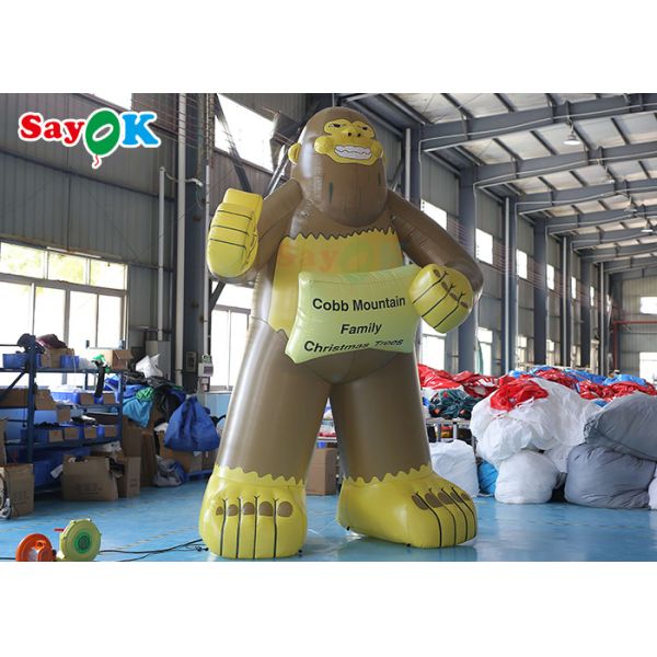 Customized Size Giant Inflatable Gorilla For Commercial Advertising