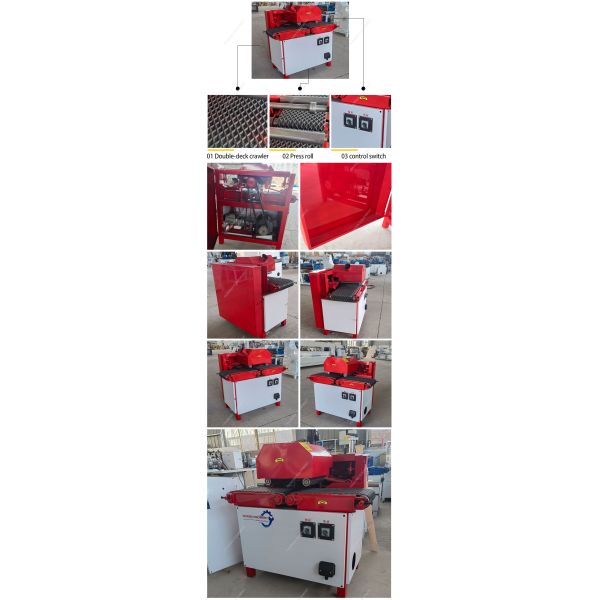 Fully Automatic Woodworking Multi Blade Saw 300mm Slitting Machine for Precision Cut