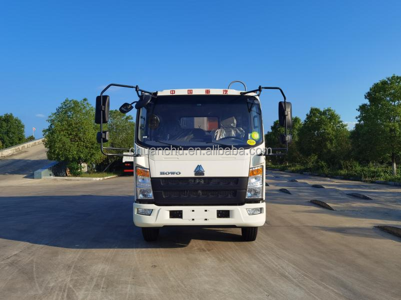 HOWO 8 Weichai 140HP Compression Garbage Truck Custom's Requirement Post-Loading Truck with Manual Transmission Type