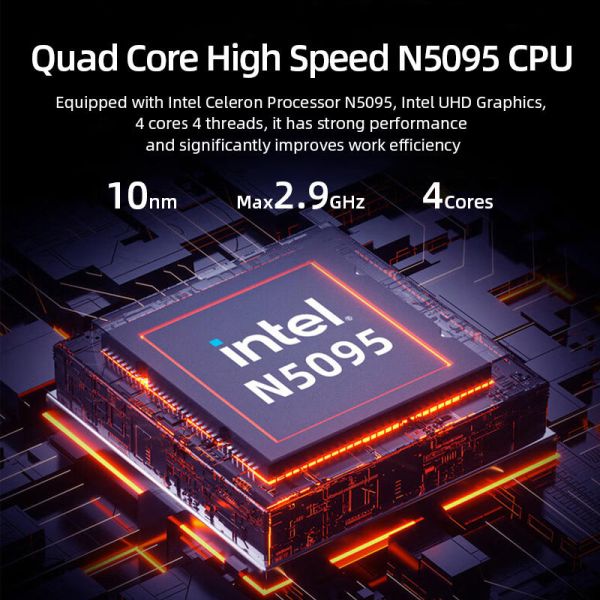 AMD Pocket Laptop Mini PC 11th Gen 4K Htpc Win11 For Entertainment