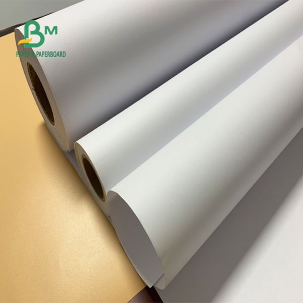 24'' 36'' Width 92 Brightness 20lb CAD Plotter Paper Uncoated Bond Roll