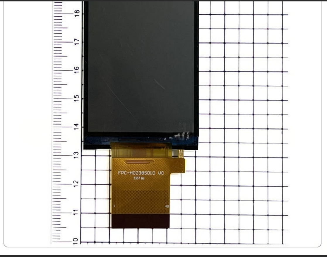 2.4" Transflective Bar TFT LCD Module,240X320 Resolution,SPI 16bir Interface, Driving IC ST7701S,ALL o'clock ,G+FF,150nit