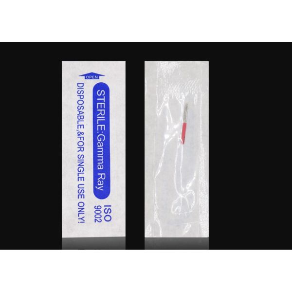 Eyebrow Micro Shading Round Tattoo Machine Needle 0.30mm Red Sharp Flexible