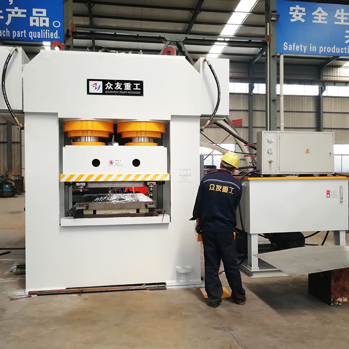 YQ32-1000 Four-column Two-beam Hydraulic Door Panel Embossing Press Machine