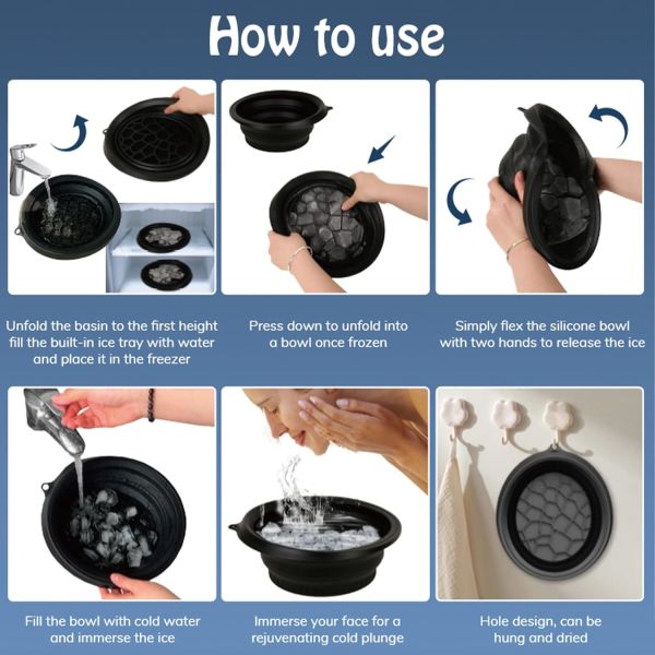 Multi Purpose Foldable Ice Bowl