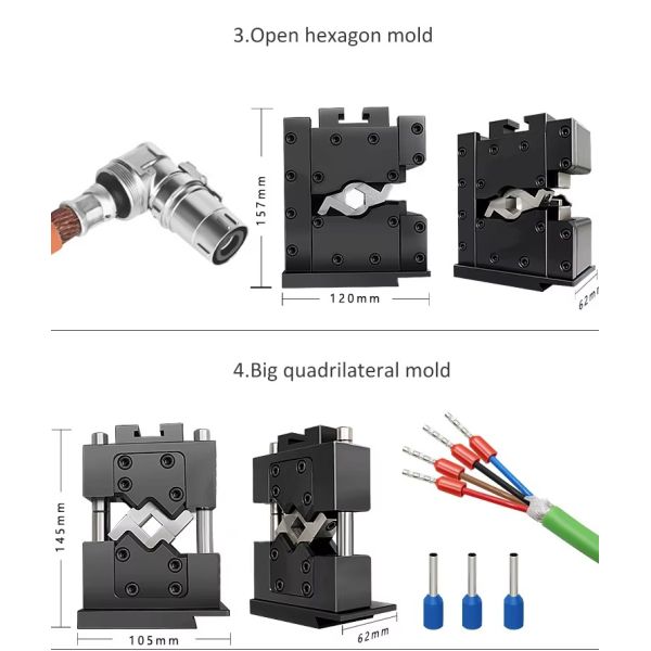 Heavy Duty 30T Square Terminal Crimping Machine Equipment Multi Application Renewable Energy Production Machinery