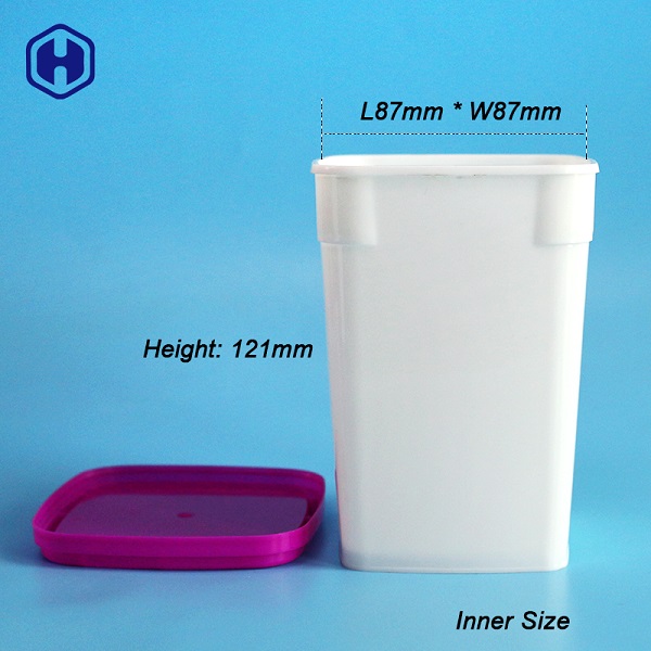 23oz IML Plastic Containers With Color Lid Printing Logo