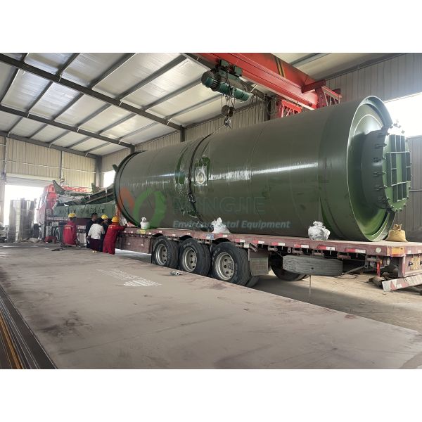 Customized Colour Automatic Wood Tire Pyrolysis Machine for Small Pyrolysis Plant