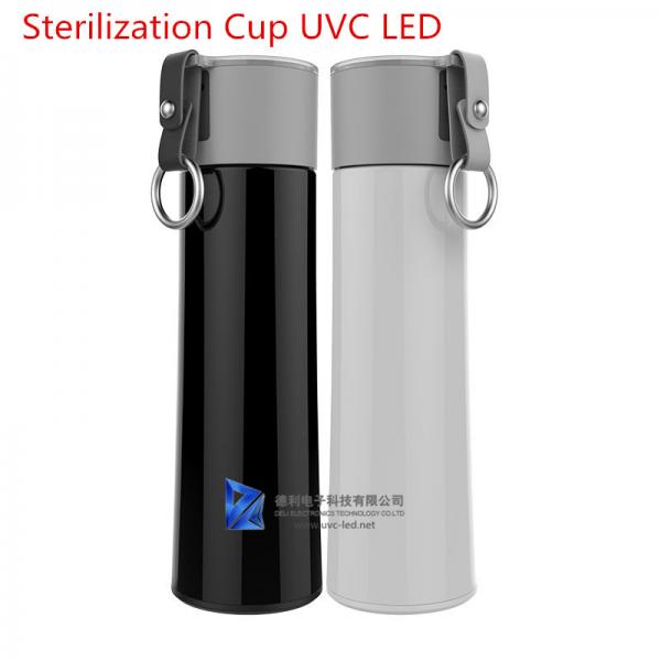 Buy Sterilization Cup UVC Led Lamp 304 Stainless Steel 500ml For Safe Clean Water at wholesale prices
