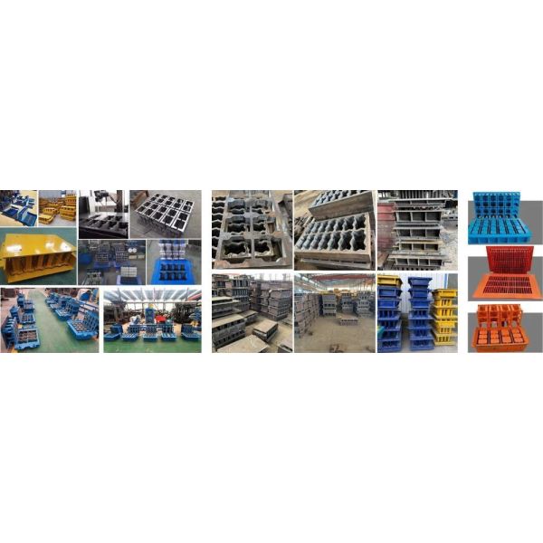 High Density Vibration Hollow Solid Concrete Cement Paving Interlock Brick Machine