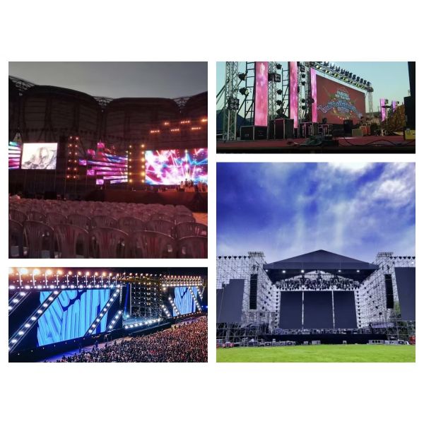 High Contrast IP65 Cob Flexible Led Display Panels Seamless Screen OEM