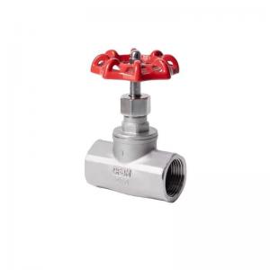 China Water Media Female Thread Stainless Steel Globe Valve with Handle and Thread Connection on sale