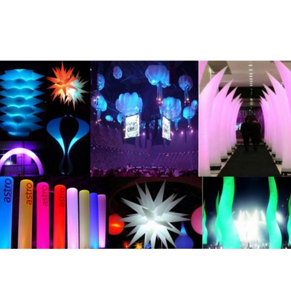 Beautiful Flower Inflatable Led Light For Party Wedding Decoration With Blower