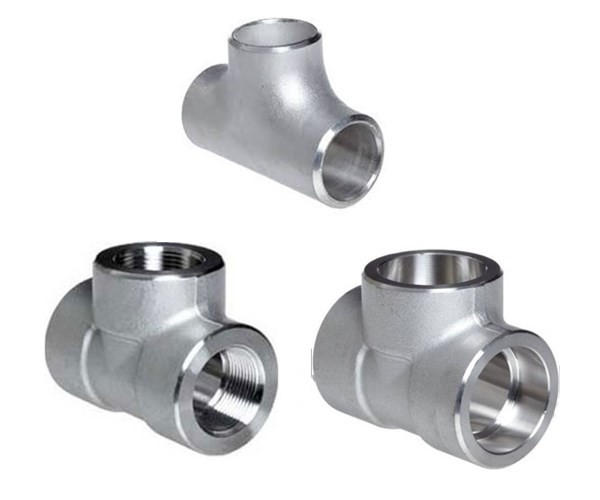 DN 2'' * 1'' SCH STD Forged Pipe Fittings Threaded Reducer Tee ANSI B16.9
