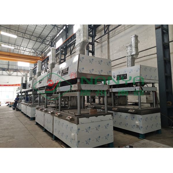 Electronic Paper Pulp Moulding Machine , Pulp Molding Tableware Equipment