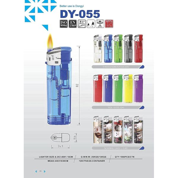 Stable Ignition Plastic Electric Cigarette Lighter with ISO9994 Certification