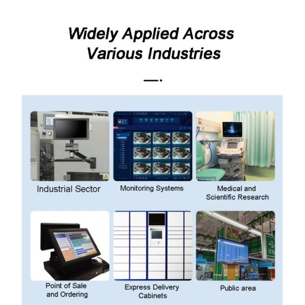 ZXTLCD 15.6 Inch Small TouchScreen Display Capacitive High Quality Computer Custom Embedded Industrial Control Devices