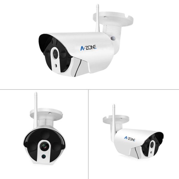 1080P Wireless Hidden Bullet Surveillance Cameras With 3pcs Array Leds