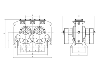 Replacement Industrial Vibrating Equipment German Type Vibration Exciter