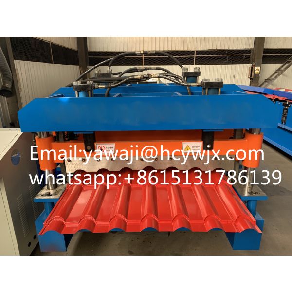 Automatic Roof Tile Making Glazed Tile Roll Forming Machine