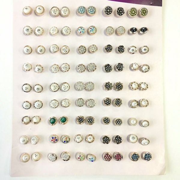 wholesale ABS button with diamond