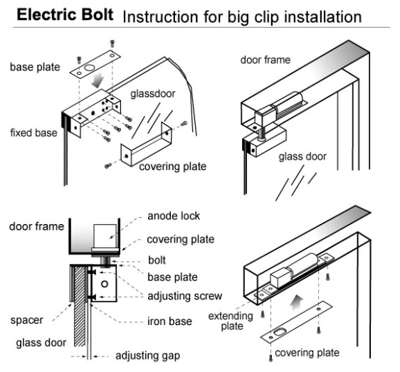 12V DC Electric Lock