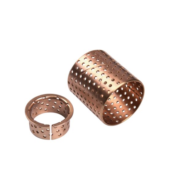 High Load Wrapped Bronze Bearings With Flange Holes Through