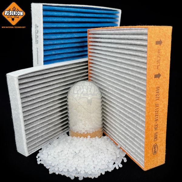 High-Temperature Resistant Metallocene Polyolefin Adhesive for Auto Cabin / AC / HEPA filters