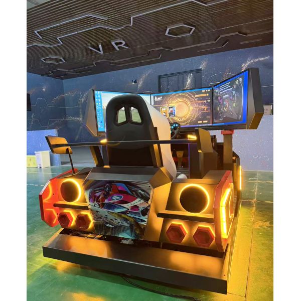 Triple Screen Realistic Racing Game Machine Car Racing Game Machine Equipped With 6 DOF Motion Motor 32 Inches Screen Dreamland 6-Axis Motion Racing