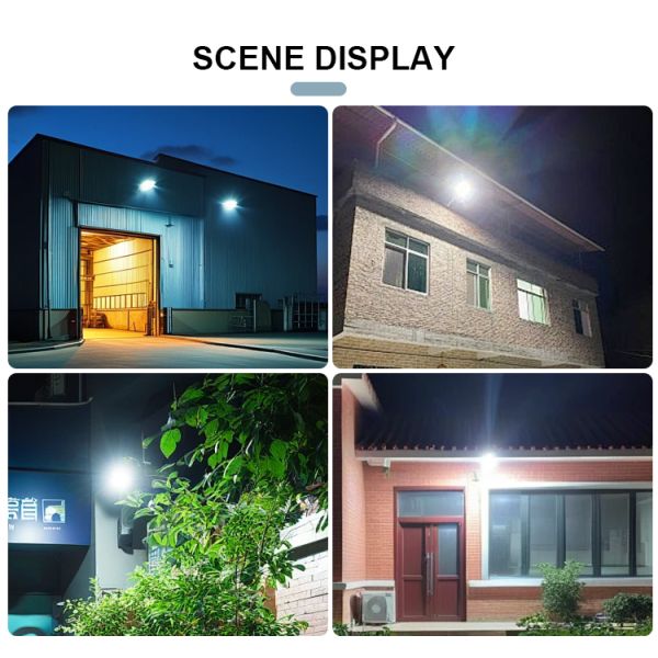 TK-Z Solar Flood Light - High-Efficiency Lighting Solution with 13-Year Lifespan black color ABS housing for outdoor using