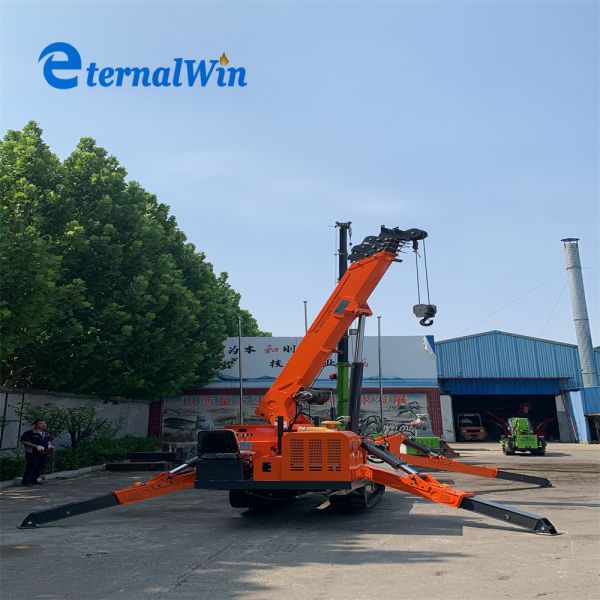 Lifting Capacity 3 Ton Spider Crawler Crane Operating Weight 2.8 Tons Max Working Radius 11 M