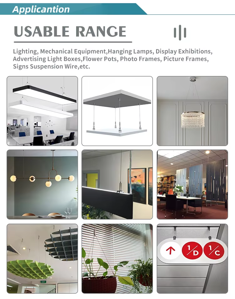 High Quality Ceiling Installation T Bar Suspended Ceiling Clips Steel Drop Ceiling Track Light Fixture Installation Support