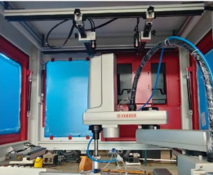 LY-485C Visual Positioning Machine with ±0.05mm Accuracy, 35-45 PCS/Min Capacity, and YAMAHA Robot Arm