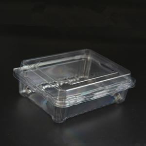 Quality 350G PET Clear Disposable Plastic Box Vegetable Disposable Fruit Containers for sale