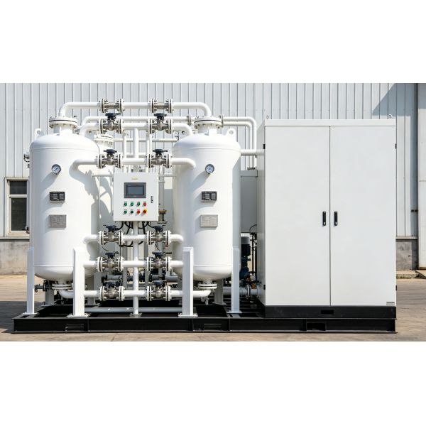 PSA Nitrogen Plant installation view showing industrial setup