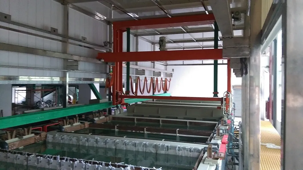 PLC Automatic Anodizing Line Aluminum Oxidation Machine For Industrial Surface Treatment
