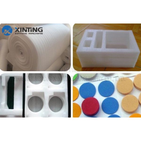 CE Plastic Sheet Making Machine , PE Film To EPE Foam Sheet Lamination Machine